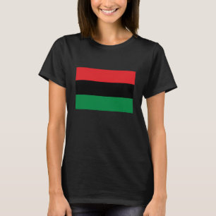 Camiseta Bandera Panafricana y Símbolo de la Unia