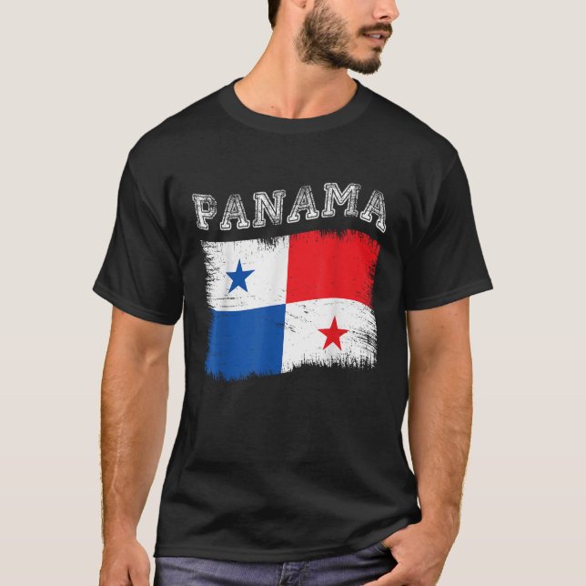 Camiseta Bandera panameña destino turístico en Panamá (Anverso)