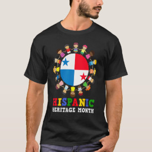 Camiseta Bandera panameña Patrimonio hispano Niño Panamá Ch