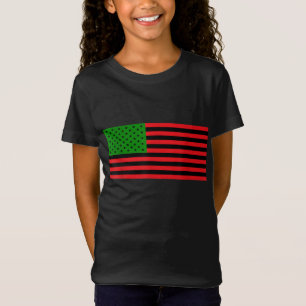 Camiseta Bandera Panamericana Verde Rojo Negra - Junete