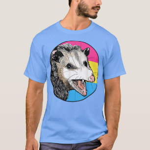 Camiseta Bandera Panseual Opossum Pan Orgullo LGBT Mes 