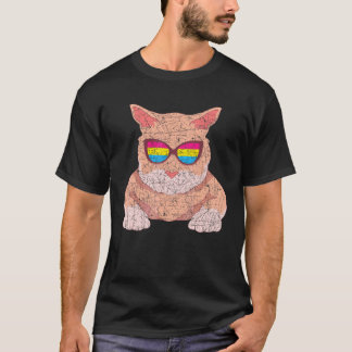 Camiseta Bandera Pansexual de gafas de sol de Guay Pan Orgu