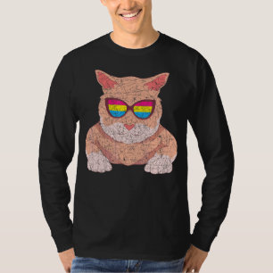Camiseta Bandera Pansexual de gafas de sol de Guay Pan Orgu
