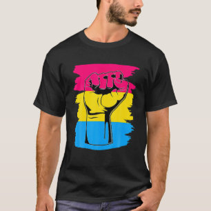 Camiseta Bandera Pansexual de la mano de la primera cosecha