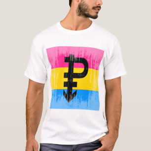 Camiseta Bandera Pansexual del vintage