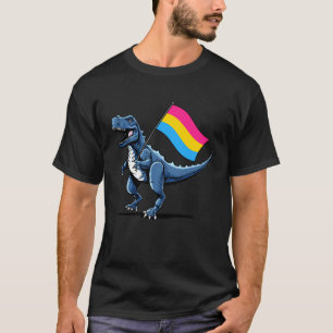 Camiseta Bandera Pansexual Dinosaurio Pan Orgullo LGBT No b