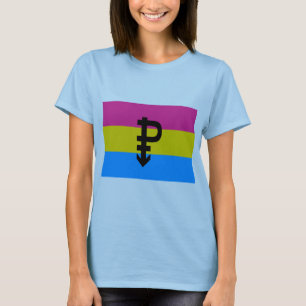 CAMISETA BANDERA PANSEXUAL OFICIAL DEL ORGULLO