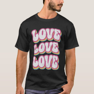 Camiseta Bandera Pansexual Orgullo de amor Pan Vintage