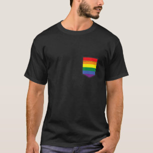 Camiseta Bandera Pansexual Pocket LGBT Q Orgullo Gay Arcoir