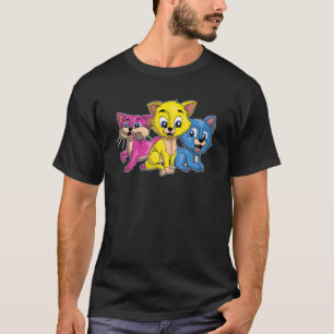 Camiseta Bandera Pansexualidad Del Orgullo De Los Gatos Ani