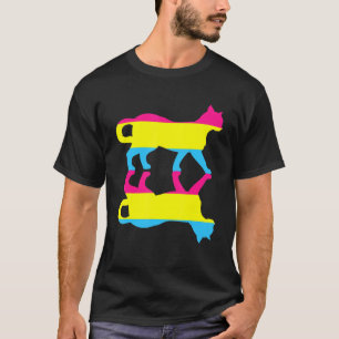 Camiseta Bandera Pansexualidad Gato Animal Derechos Humanos