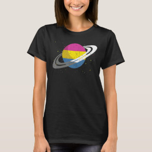 Camiseta Bandera Pansexualidad Lgbt Saturn Pan Queer Equali