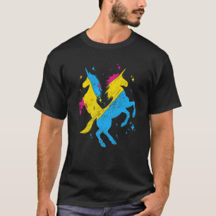 Camiseta Bandera Pansexualidad Magica Unicornio Lgbt Orgull