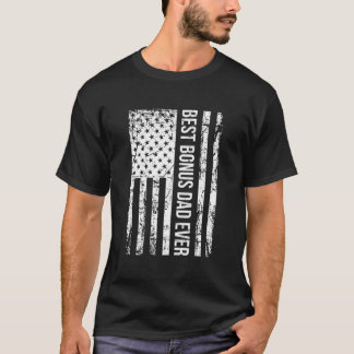 Camiseta Bandera para padrastro, el mejor padrastro adicion