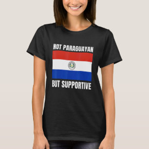 Camiseta Bandera paraguaya no hincha sino de apoyo a Paragu
