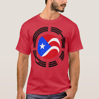 Camiseta Bandera patrimonial coreana puertorriqueña como se