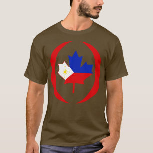 Camiseta Bandera patriota filipina canadiense multinacional