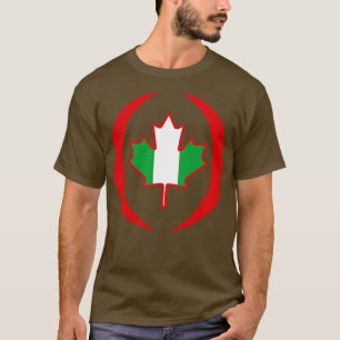Camiseta Bandera patriota multinacional canadiense en Niger