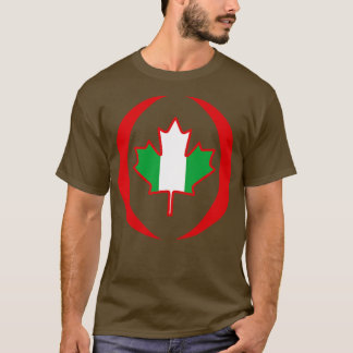 Camiseta Bandera patriota multinacional canadiense en Niger