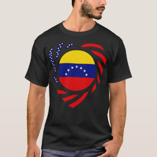 Camiseta Bandera patriota multinacional venezolana estadoun