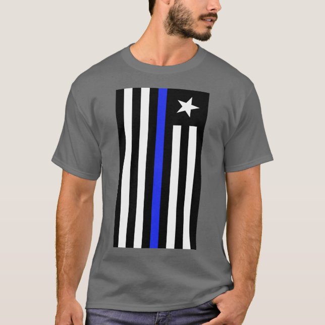 CAMISETA BANDERA PATRIOTA NEGRO Y BLANCO NEGATIVO (Anverso)