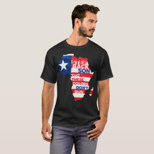 CAMISETA BANDERA PATRIOTA ROJO BLANCO Y AZUL
