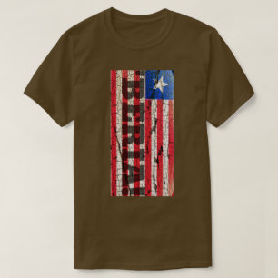 CAMISETA BANDERA PATRIOTA ROJO BLANCO Y AZUL