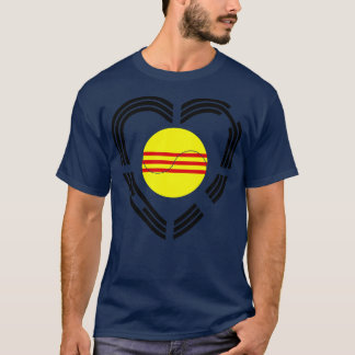 Camiseta Bandera patriota sudmultinacional de Vietnam en Co
