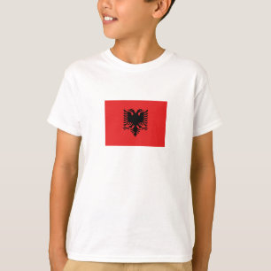 Camiseta Bandera patriótica albanesa