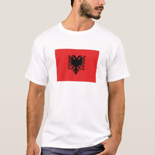 Camiseta Bandera patriótica albanesa