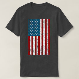 Camiseta Bandera Patriótica Americana con problemas