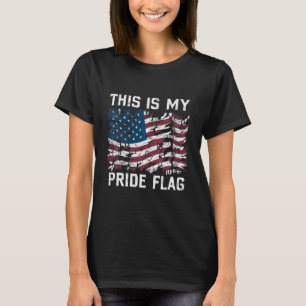 Camiseta Bandera Patriótica Americana Esta Es Mi Bandera De