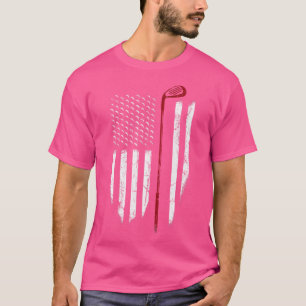 Camiseta Bandera Patriótica Americana Golf Para El 4 De Jul