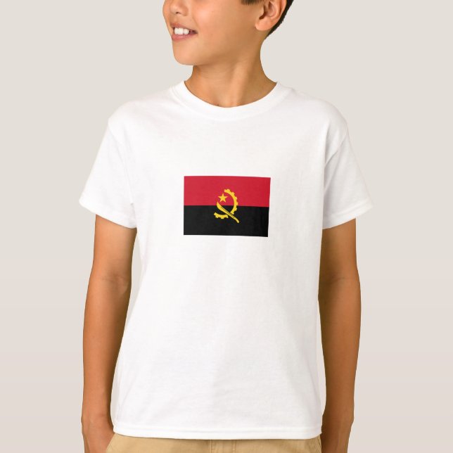Camiseta Bandera patriótica angoleña (Anverso)