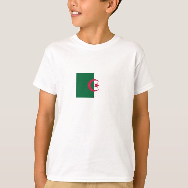 Camiseta Bandera patriótica argelina (Anverso)
