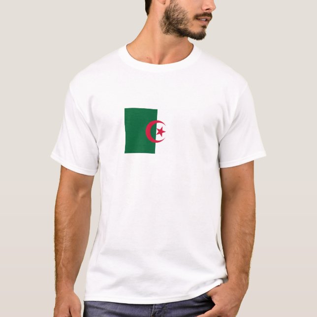 Camiseta Bandera patriótica argelina (Anverso)