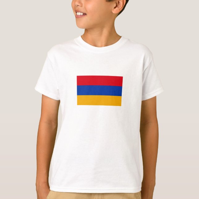 Camiseta Bandera patriótica armenia (Anverso)