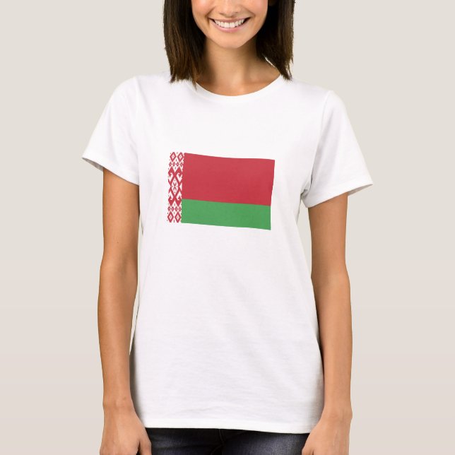 Camiseta Bandera patriótica bielorrusa (Anverso)
