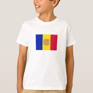 Camiseta Bandera Patriótica de Andorra
