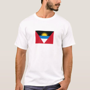 Camiseta Bandera Patriótica de Antigua y Barbuda