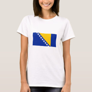 Camiseta Bandera patriótica de Bosnia y Herzegovina