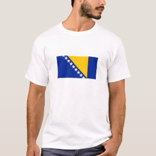 Camiseta Bandera patriótica de Bosnia y Herzegovina
