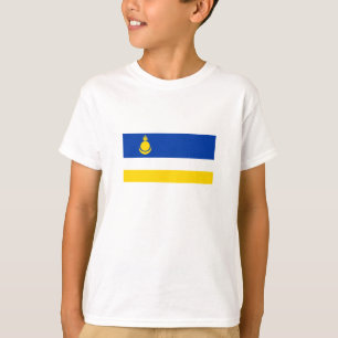 Camiseta Bandera patriótica de Buriatia