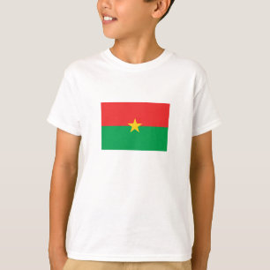 Camiseta Bandera patriótica de Burkina Faso