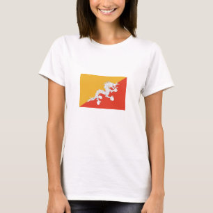 Camiseta Bandera patriótica de Bután