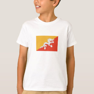 Camiseta Bandera patriótica de Bután