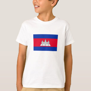 Camiseta Bandera Patriótica De Camboya