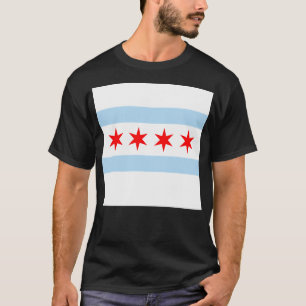 Camiseta Bandera Patriótica de Chicago