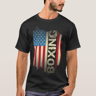 Camiseta Bandera Patriótica De EE. UU. Boxeo Kickboxing Kic