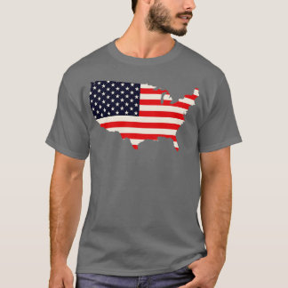 Camiseta Bandera Patriótica de Estados Unidos